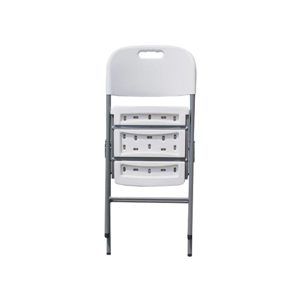 Plastic Heavy Duty Folding Chair White