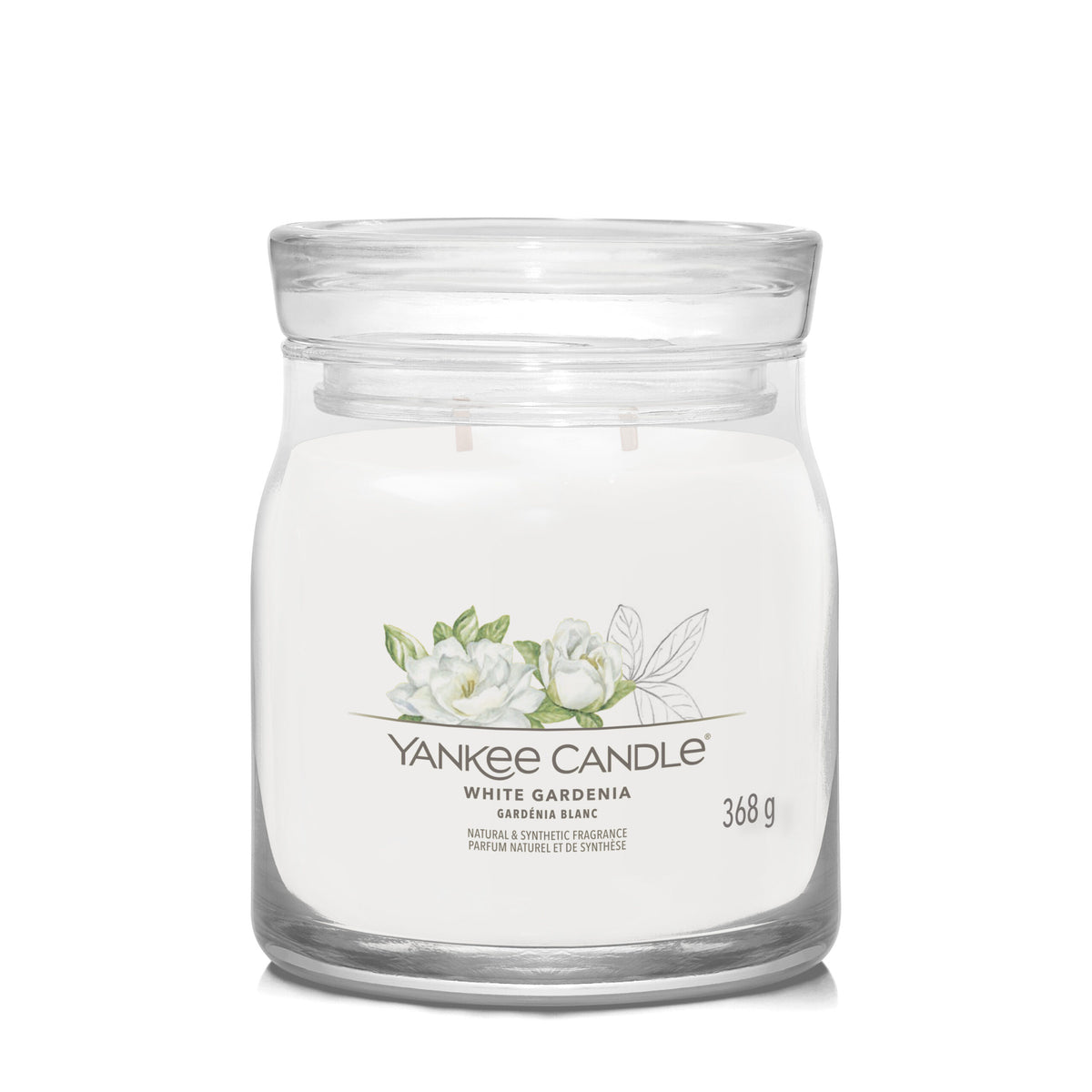 Yankee Candle Signature Medium Jar White Gardenia 368g