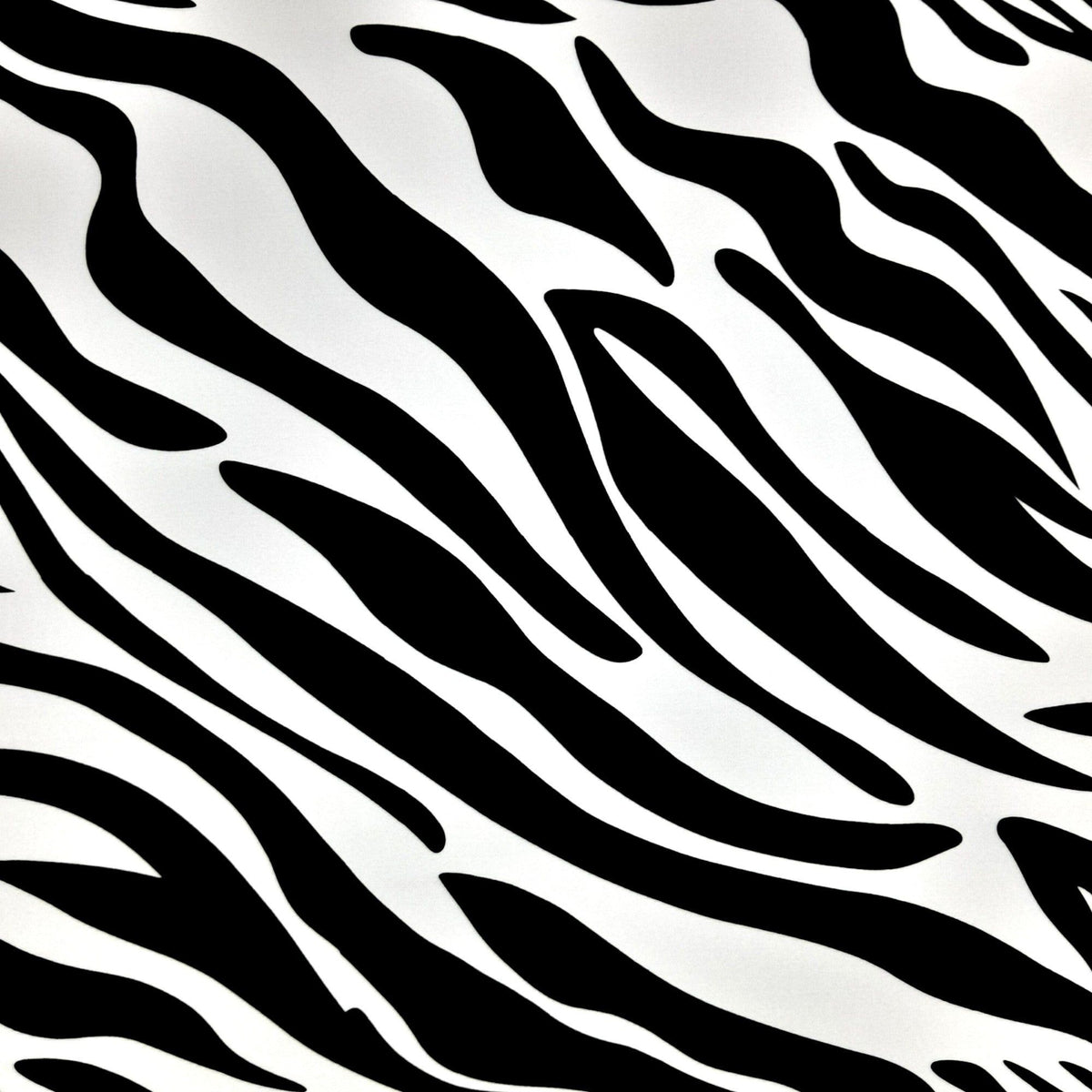 Fabric Printed Mini Matt Zebra Design 19 Black And White 140 cm.