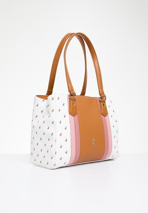Polo Ladies Handbags Polo Kensington Tote Bag  Pink (7826261344345)