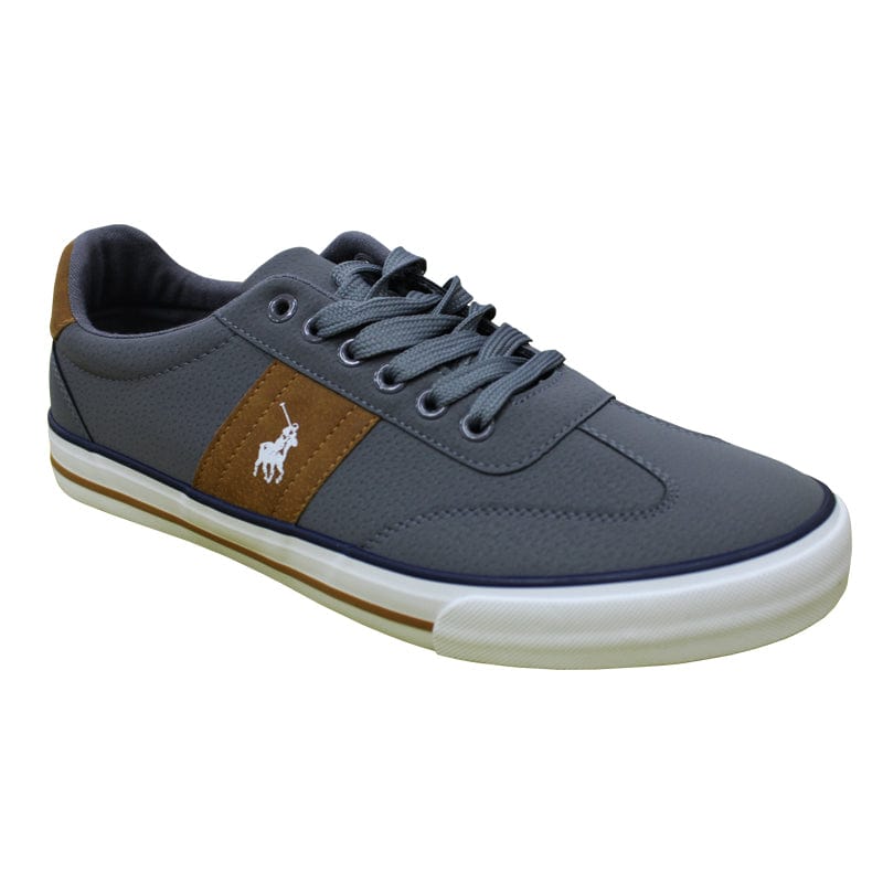 Polo Mens Sneakers 6 Polo Mens Hudson Side Flash Sneaker Grey (6584684904537)