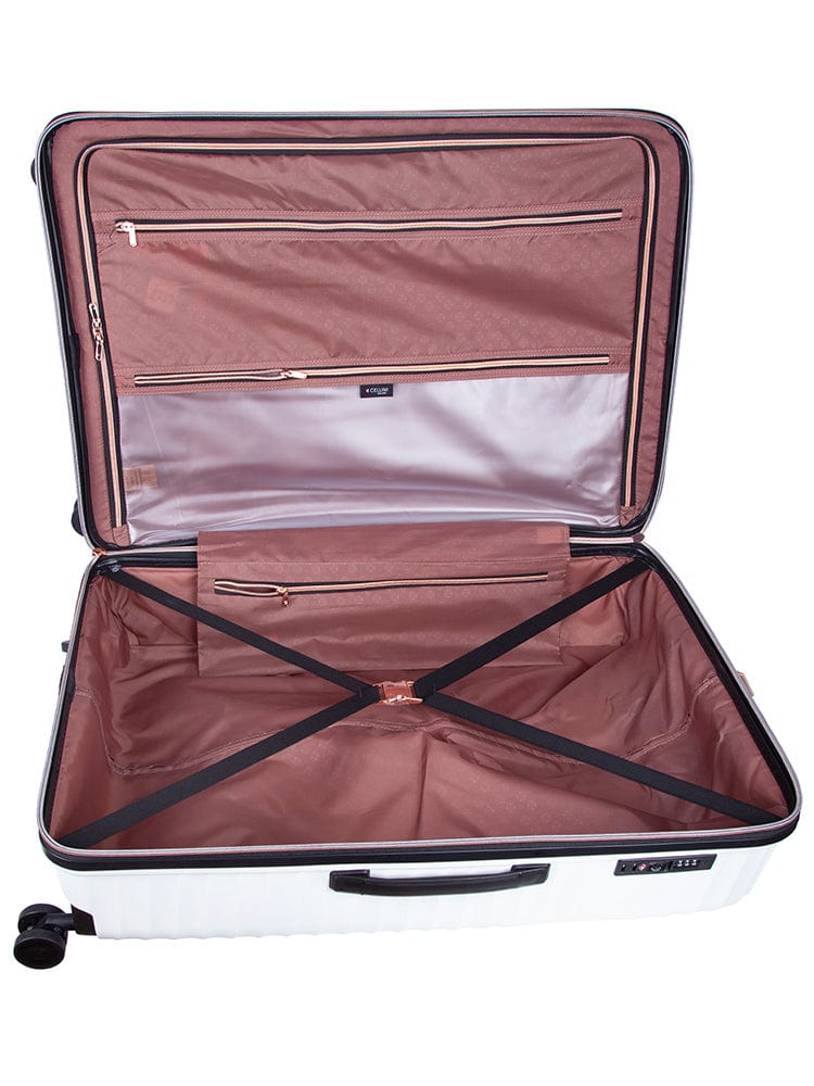 CELLINI Luggage Cellini Allure Hardshell Medium 4 Wheel Trolley Case (7399694434393)