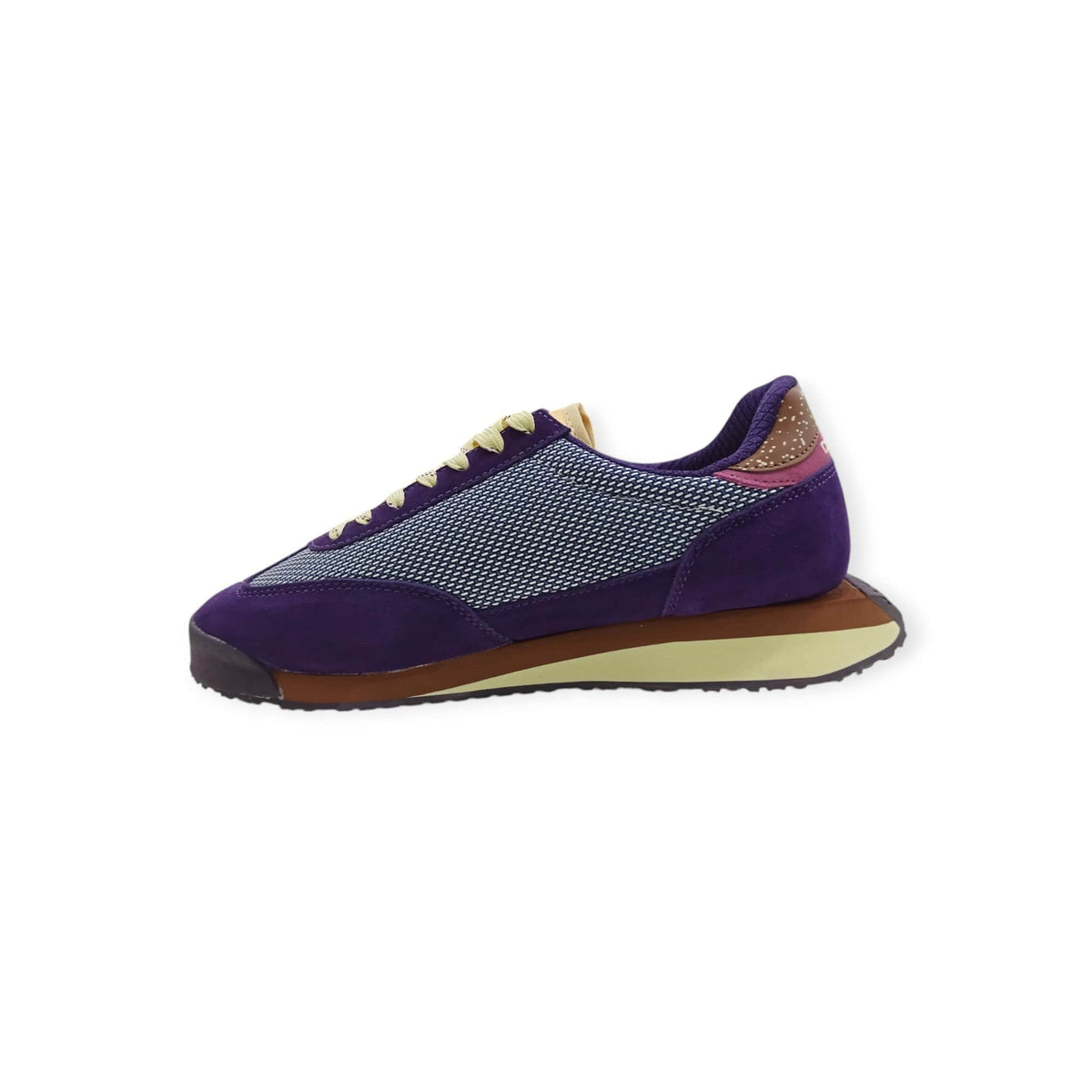 Cutty Sneakers Cutty Men's Pu And Mesh Runner Sneaker Violet