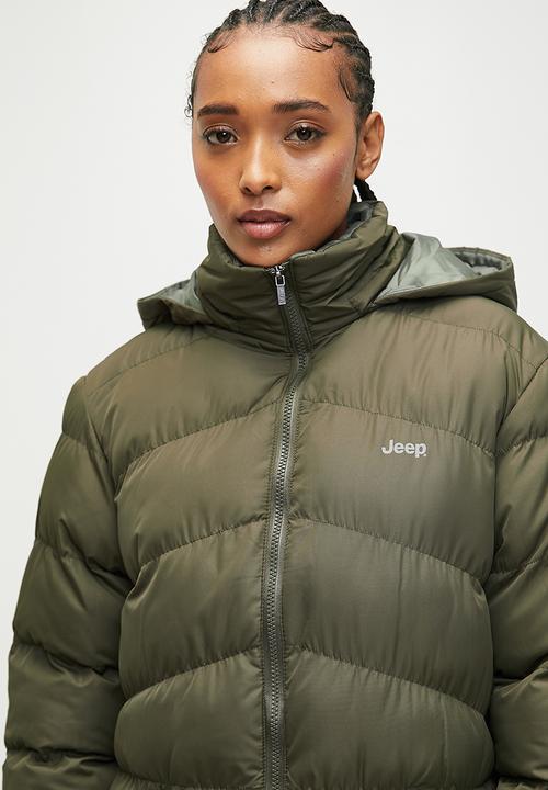 Jeep Puffer Jacket Jeep Women's Longer Length Puffer Jacket (7706733871193)