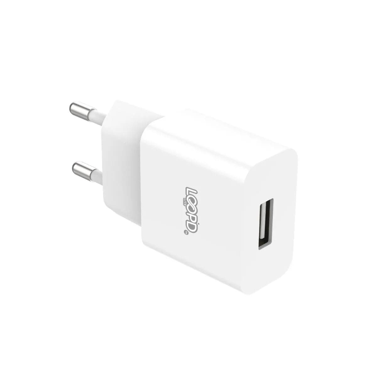 Loopd Power Adapters & Chargers Loopd LITE 1 Port Home Charger - White (7766040936537)