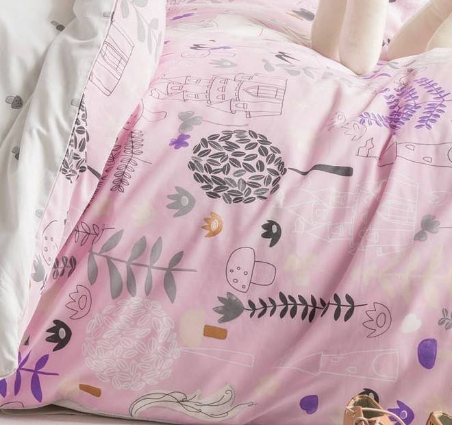 Linen House Duvet Cover Linen House Pink Moon Dance Duvet Cover Set (4686237892697)