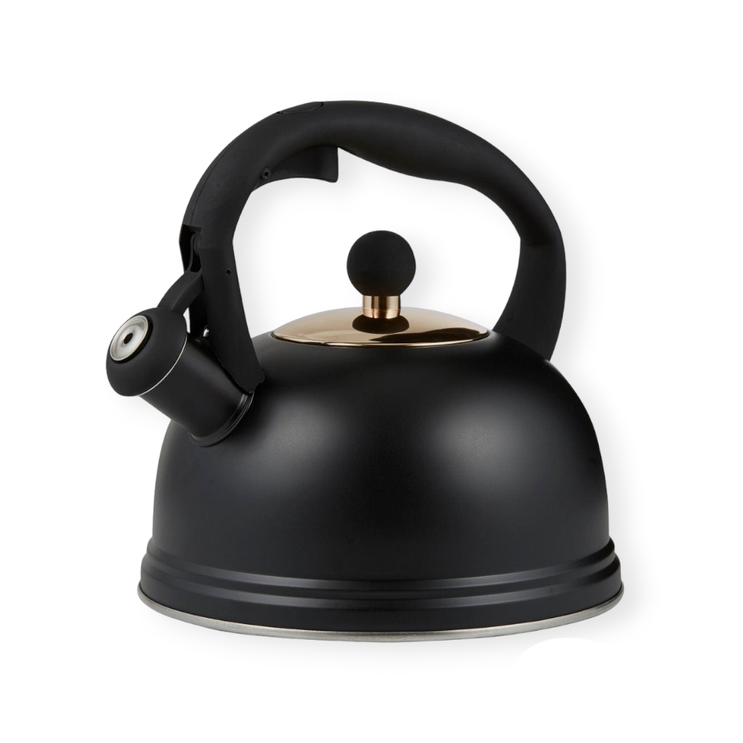 Typhoon KETTLE Typhoon Otto Whistling Kettle Black 1.77L TY1401173 (7302744277081)