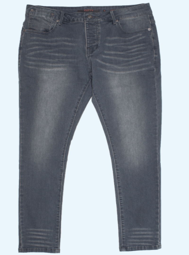 Cutty Jeans Size 36 Cutty Shot Denim Jean Blue Grey (7157054242905)