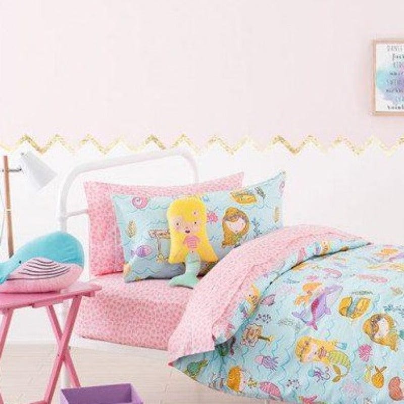 Linen House Duvet Cover Single Linen House Multi Mermaidia party Duvet Cover Set (4684850757721)