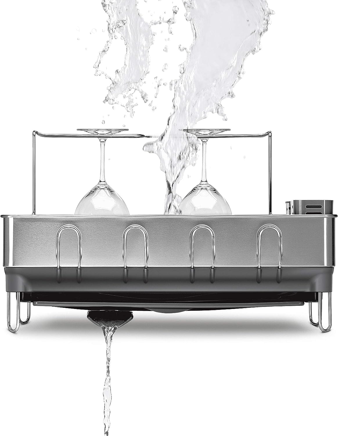 Simplehuman DISH RACK Simplehuman Kt1154 Dish Rack With Steel Frame (7405402554457)