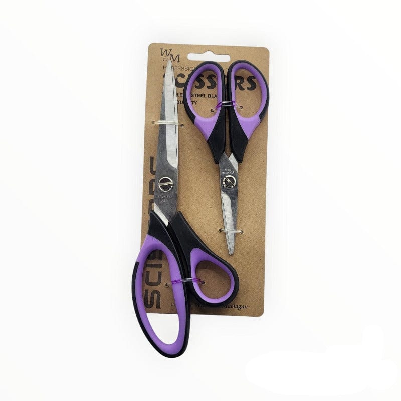 scissors HABBY Soft Grip 2 Piece Scissor Set M1006 (7764537311321)