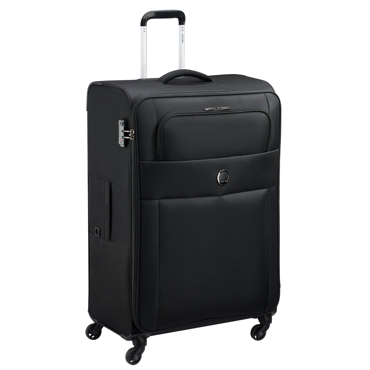 Delsey Luggage Delsey Cuzco Trolley Suitcase 78Cm Black (7222235594841)