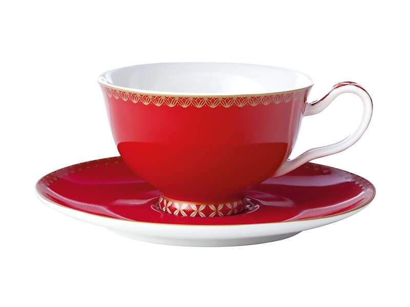 Maxwell & Williams Cups & Saucers Maxwell & Williams Teas & C's Classic Footed Cup & Saucer 200ml Cherry Red HV0177 (7103117983833)