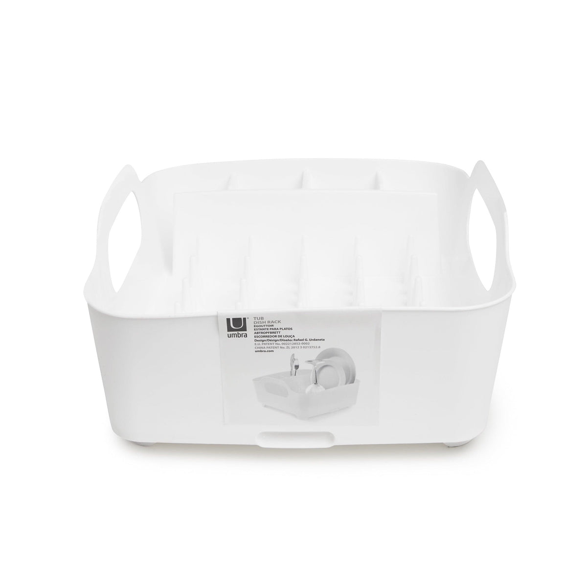 Umbra DISH RACK Umbra Tub Dish Rack White UMB330590660 (7277670662233)