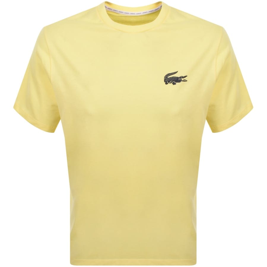 Lacoste T Shirt S Lacoste Tee Yellow