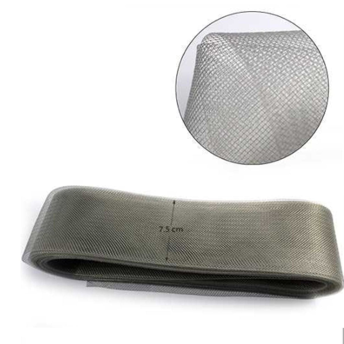 CRINOLINE Habby Silver Hard Crinoline 7.5cm (7880818393177)