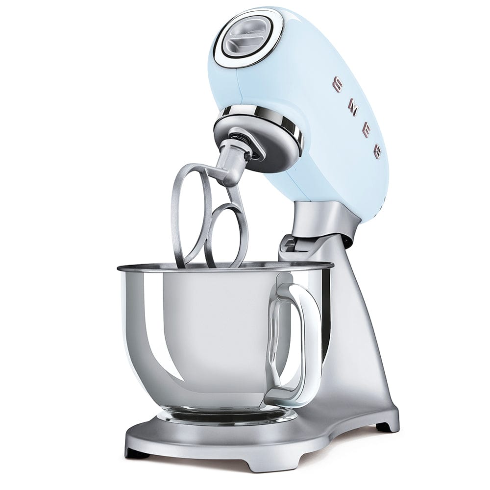 smeg STAND MIXER Smeg Retro 4.8 Litre Stand Mixer Pastel Blue SMF02PBSA (6698391765081)