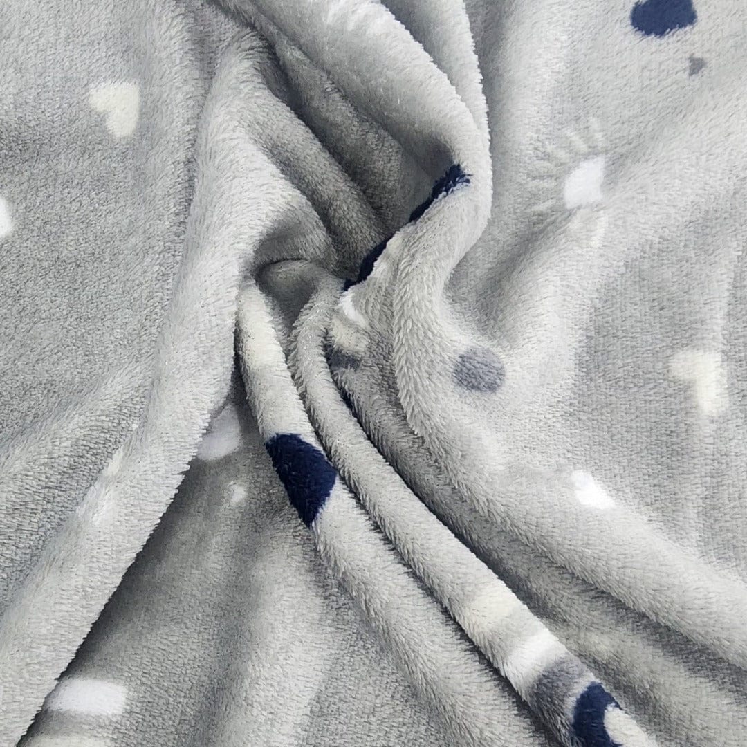 Fleece blanket Printed Mongolian Fleece Fabric Rainbow 150cm (7564607946841)