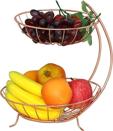 Continental Homeware Plasticware Continental Houmeware 2 Tier Fruit Basket CH520 (7299240231001)