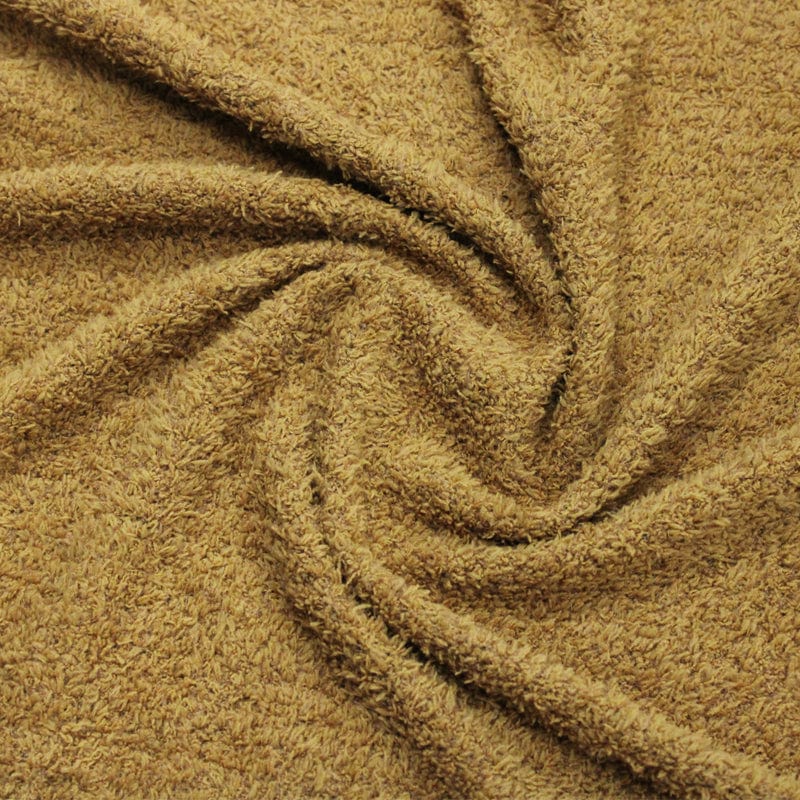 SKIMS FABRIC Dress Fabrics Camel Boucle Knit Fabric Camel 150 cm (6562292858969)