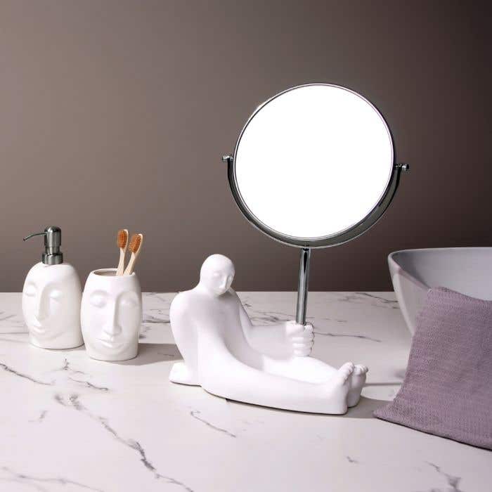 Carrol Boyes Serviette Holder Carrol Boyes Vanity Mirror Enigma 1RVMI-ENI (7524640686169)