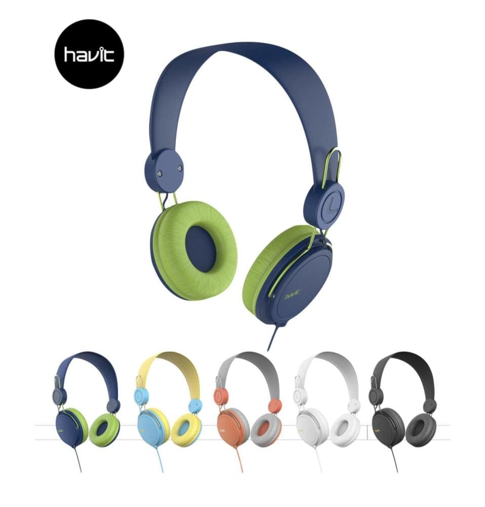 HAVIT Headphone Havit HV-H219D Headphone - Blue / Green (6574038188121)