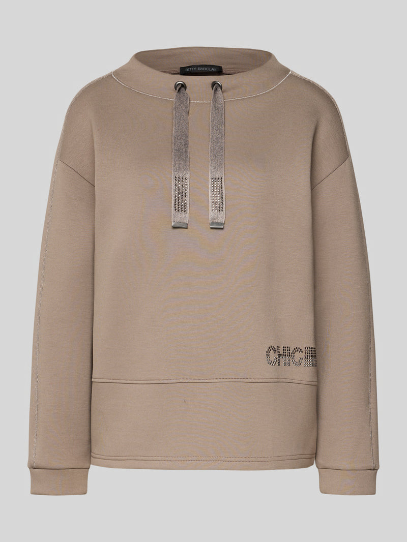 Betty Barclay Loose-Fit Sweatshirt-Smokey Dust 2712/1499