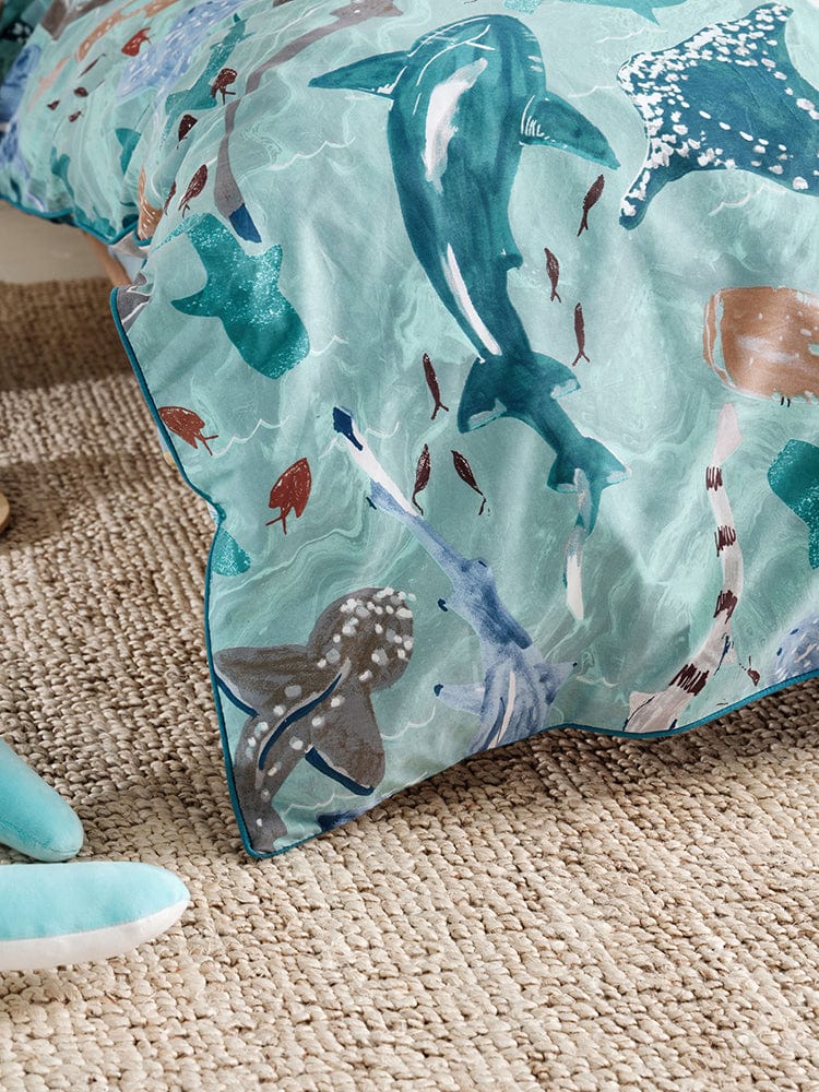 Linen House Duvet Cover Linen House Shark School Duvet Cover Set (7181857685593)