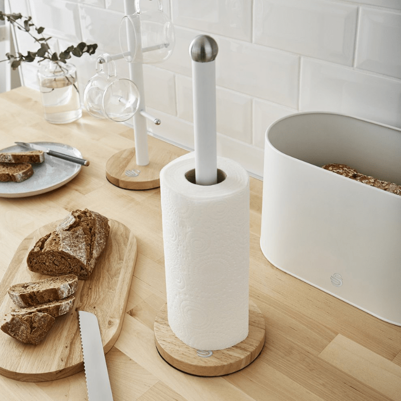 Swan Towel Pole Swan Nordic White Towel Pole SWKA17511WHTN (6716910600281)