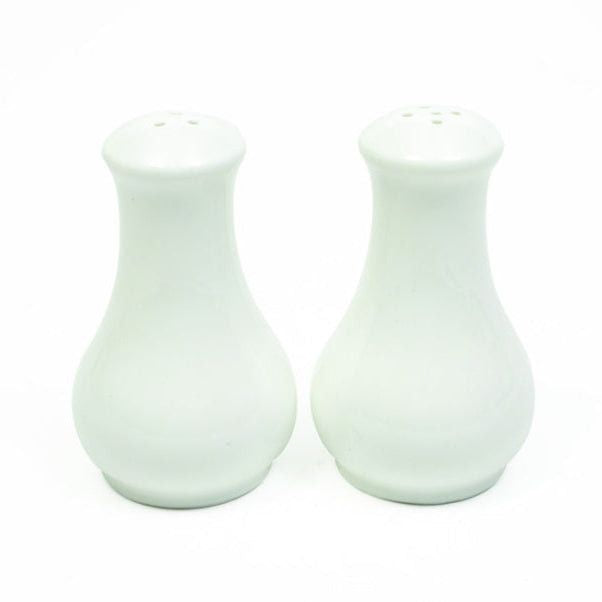 Maxwell & Williams White Basics Fluted Salt & Pepper AA0169.