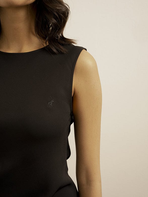 MHC World Polo Fitted  Short Sleeve Black (7270015238233)