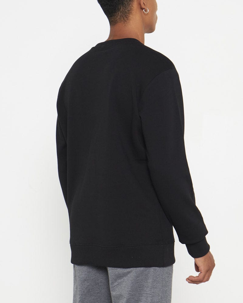 Hurley Sweater Hurley One & Only Crew Fleece Black (7633561780313)