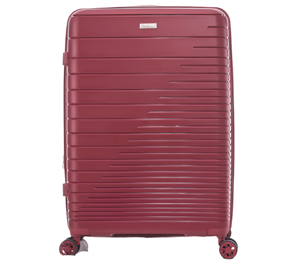 Travel Mate Suitcase Travel Mate  Hard Shell Zipper 8 Wheel XBag Trolley Case  75cm - TSA L-343 A - Red (7759153528921)