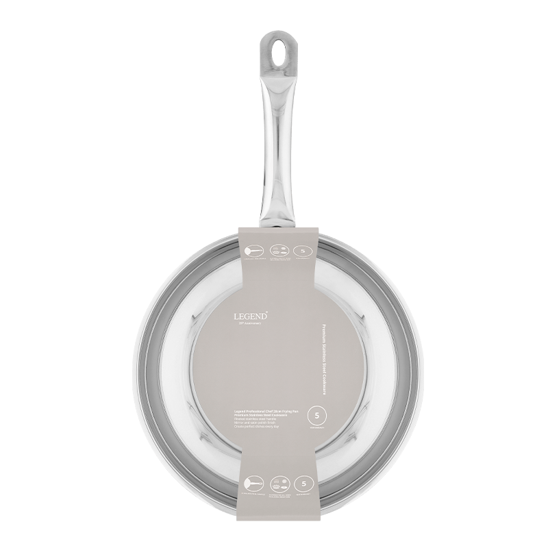 Legend POTS Legend Prof Chef 28cm Stainless Steel Frying Pan (7294998020185)