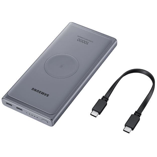 Samsung Power Bank Samsung 10 000mAh Wireless Battery Pack 25w - Grey (7672276648025)