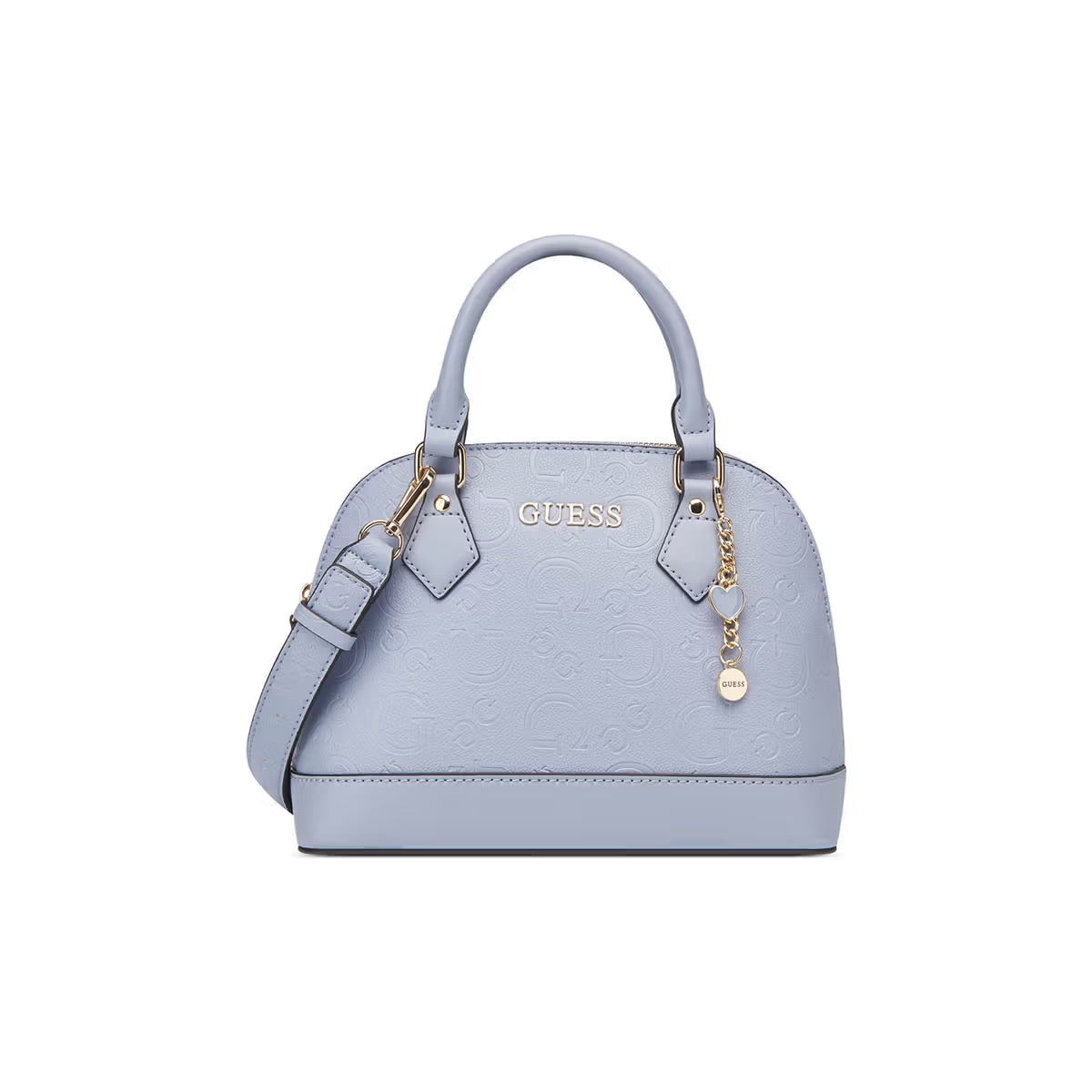Guess Wisteria Textured Lexy Mini Top Zip Crossbody Bag (8040690384985)