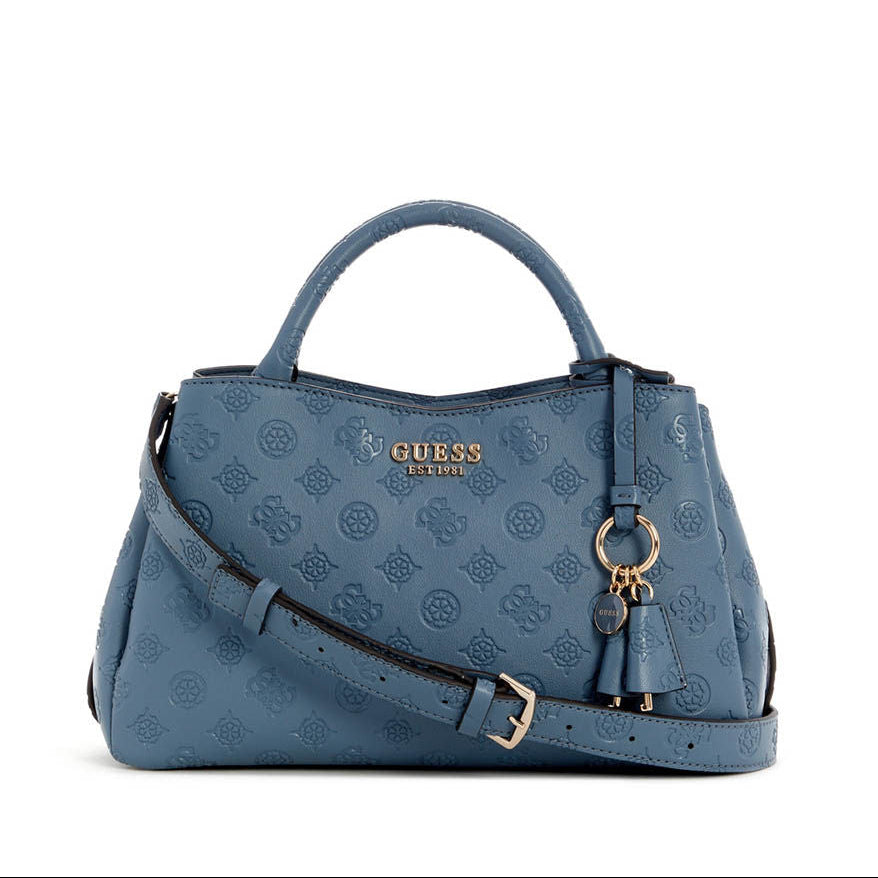 Guess Phoebe GF Satchel Bag Slate Logo PD966506