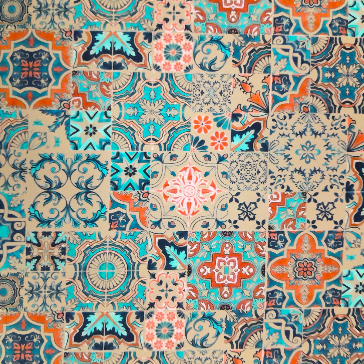Printed Mini Matt Abstract 140 cm.