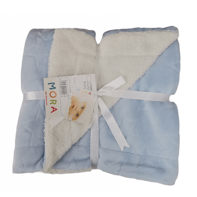 Mora BABY BLANKET Mora Baby Blanket Galaxy Sherpa 110x140 Super Soft Azul/Blue (7091602128985)