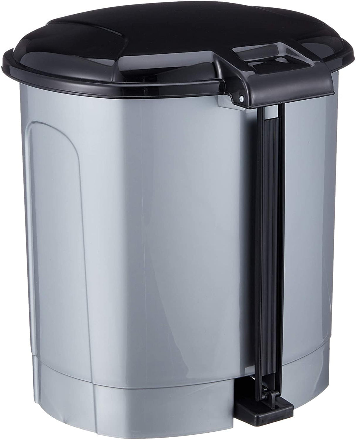 Hobby Life Decor Hobby Life Pedal Dustbin Silver/Black (4719320563801)
