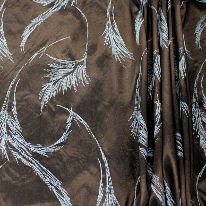 CURTAIN MATERIAL Curtaining Material Taffeta Metalic Flock (6557859020889)