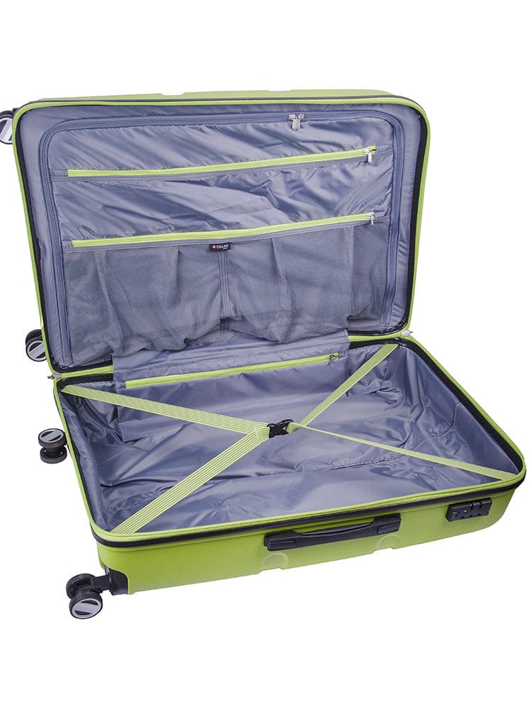 CELLINI Luggage Cellini Cruze Large Trolley Case Lime (7134131552345)