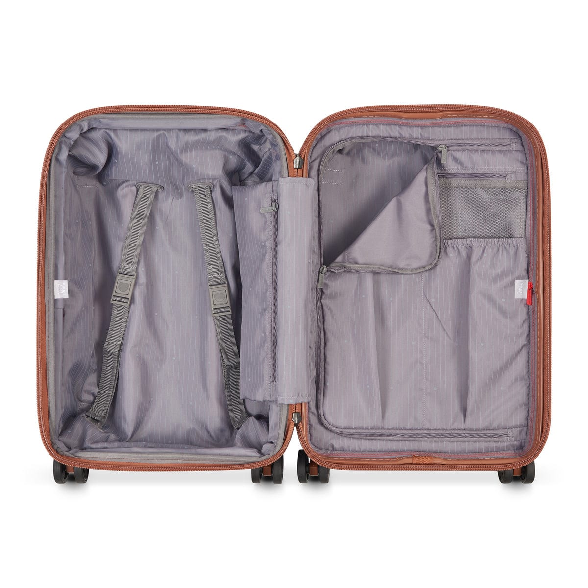 Delsey Luggage Delsey Promenade Trolley Suitcase 2.0 55Cm Chocolate (7222270754905)