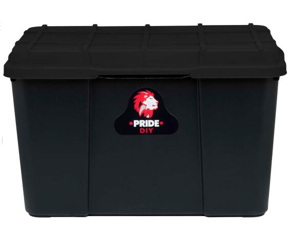 Pride STORAGE BOX Pride Storage Box Black 65L P3050 (7813429100633)