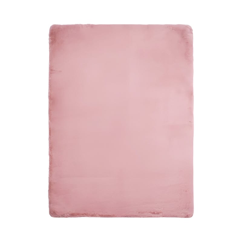 Stefano & Co RUG Sonnia Luxurious Faux Fur Rug Latex Backing 82x150 Pink