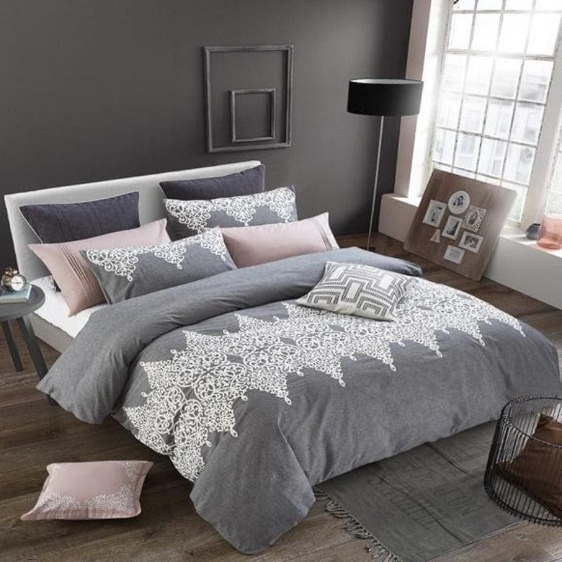 Linen Language Duvet Cover Queen Linen Language Luxury Duvet Set kerrera 7 piece (2061814792281)