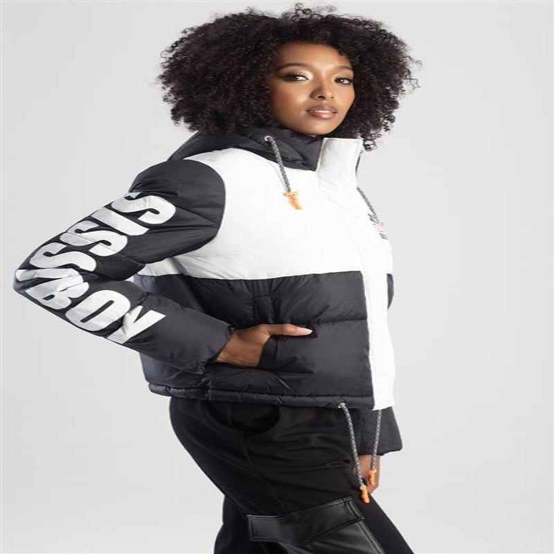Sissy Boy Jacket Sissyboy Sporty Contrast Puffer Jacket (7267738091609)