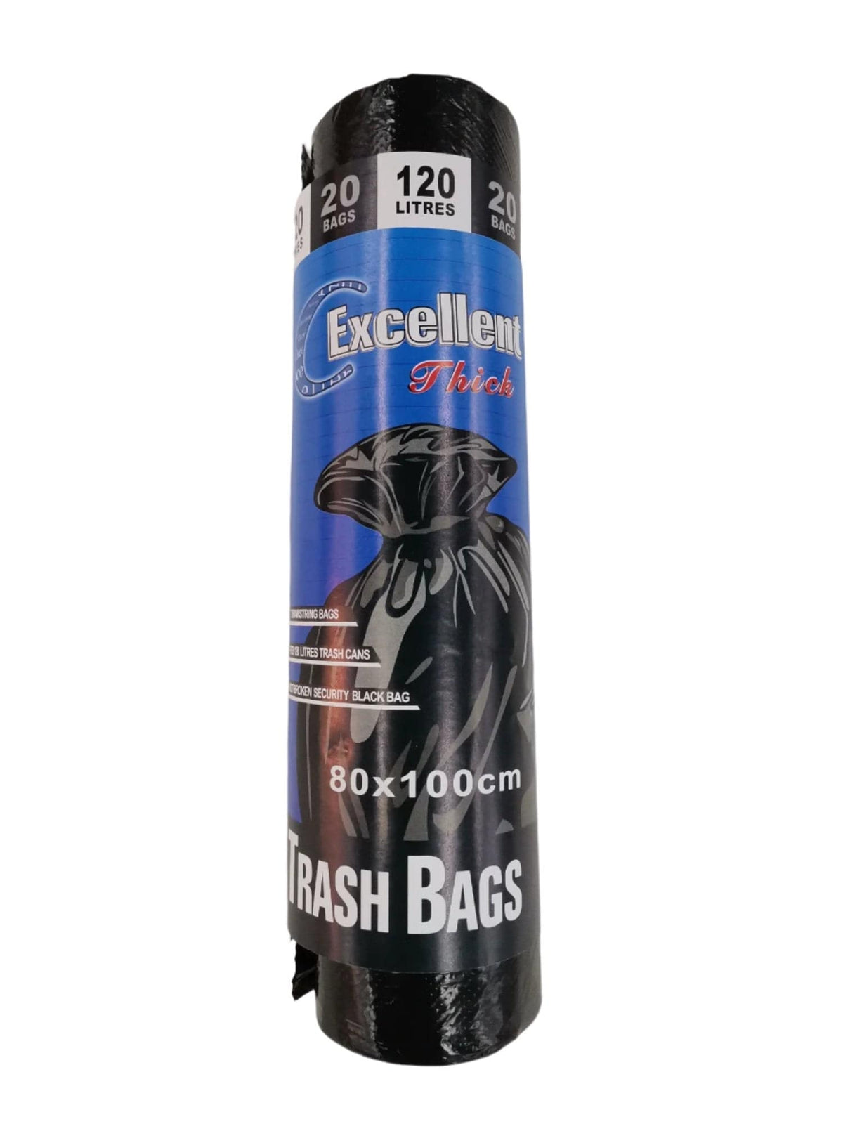 Excellent Refuse Bags Excellent Trash Refuse Bags 80X100cm 20 Pack 0050 (7880557428825)