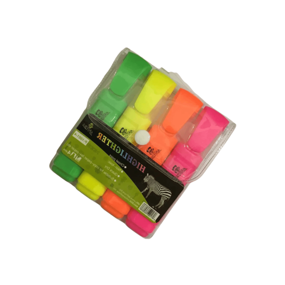 STATESMAN Tech & Office D’afrique Highlighters Set Of 4s P-1001-4 (2061797097561)