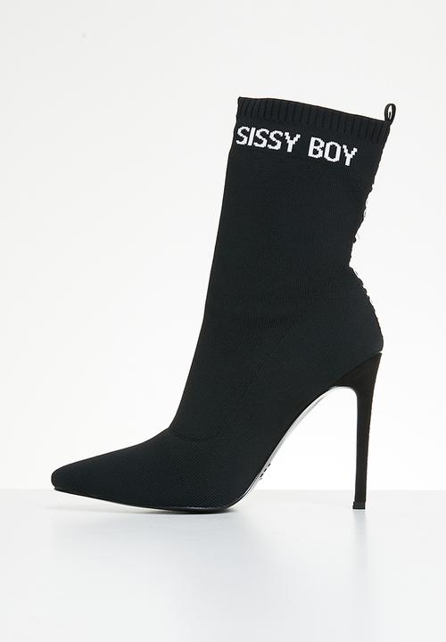 Sissy Boy Ladies Boots SissyBoy Ladies Sock Stilletto Boot Black (7290025738329)